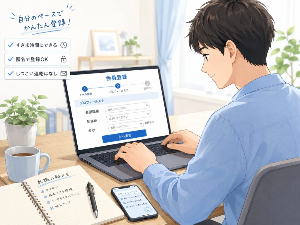 転職サイトを最初に使うメリット
