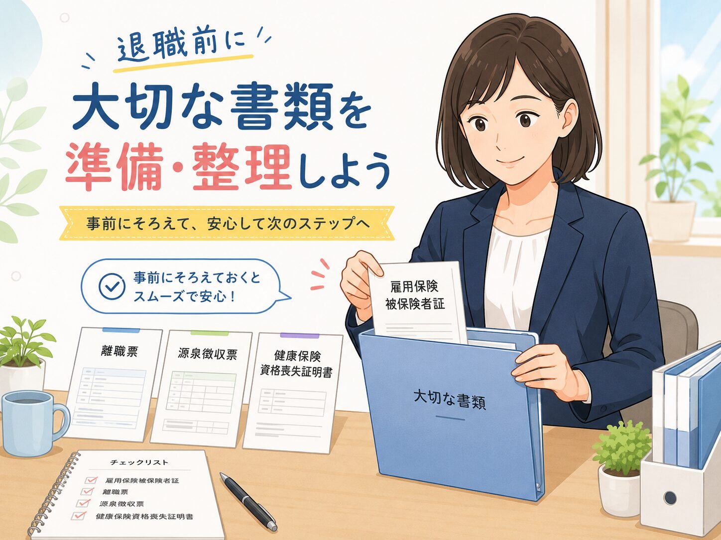 退職前の確認書類